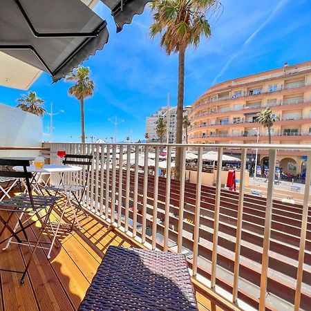 Appartement Vue Mer Parking Prive Place Med Canet-en-Roussillon Exteriör bild